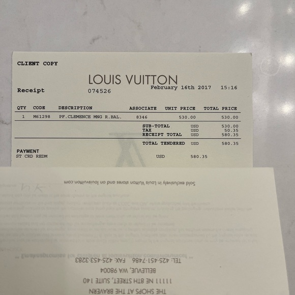 Authentic Louis Vuitton clemence wallet monogram/ rose ballerine. - Picture 9 of 9